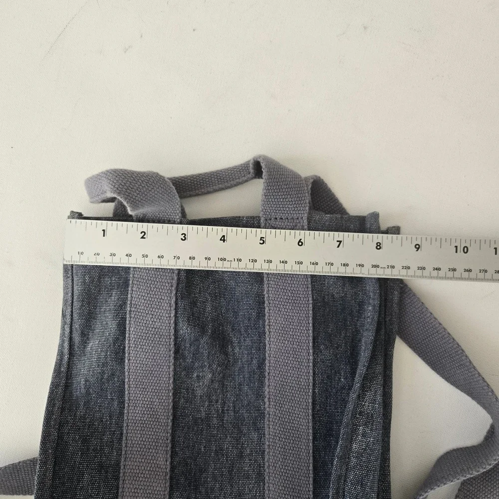 Zara‎ Mini Backpack Small Blue Denim Style Utility Adjustable Straps Bag